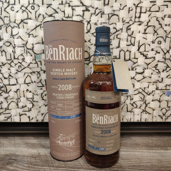 Benriach Peated/Marsala 2008, 1/280 bottles, Bottle #1 (Billy Walker)
