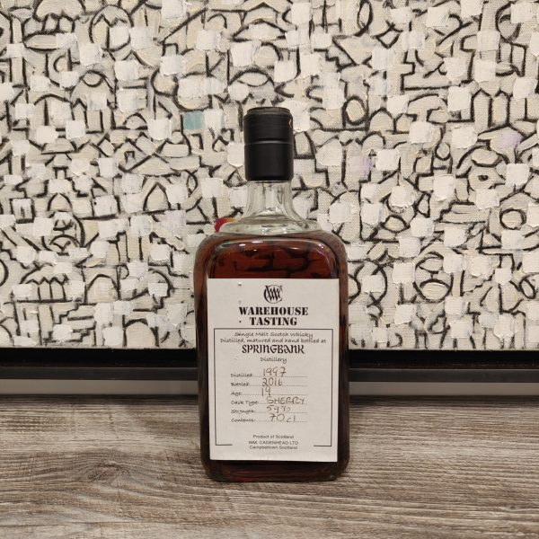 Springbank 19 Year Old 1997-2016 Cadenhead's Warehouse Whisky